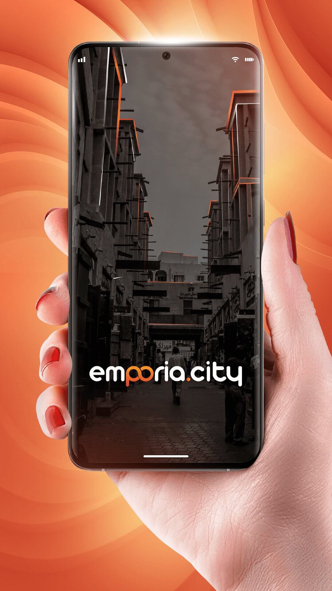 Screenshots showcasing emporia.city's features